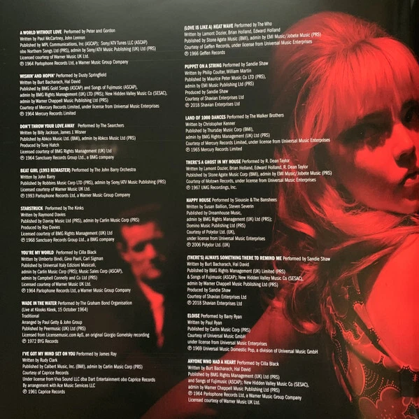 DELUXE LAST NIGHT IN SOHO LP THE KINKS WHO ANYA TAYLOR-JOY DUSTY SPRINGFIELD - Image 3 of 4