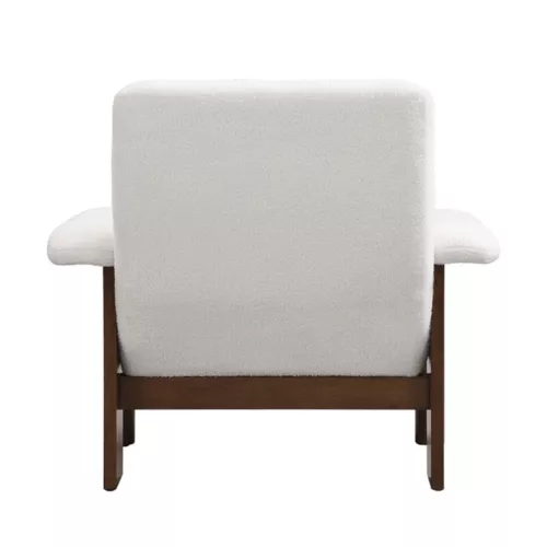Modern Accent Chair with Ottoman Mid Century Lounge Chair with Footrest Armchair - Picture 12 of 16