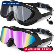 Swim Goggles for Kids 8-14, Youth Beginner Swimming Goggles Anti Fog UV Protecti