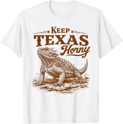Horned Lizard Lover Reptile Mom Funny Keeps Texas A Horny T-Shirt