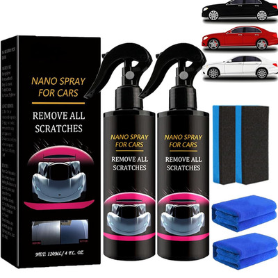 Nurafixauto Spray Kratzer Entfernen, Nano Spray Auto, Quick Effect Coating Agent