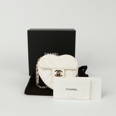 CHANEL AP2784 Heart Mini Shoulder Crossbody Bag 101608393 | eBay