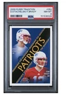 2000 Fleer Tradition Rookies to Watch Tom Brady Dave Stachelski #352 RC PSA 8