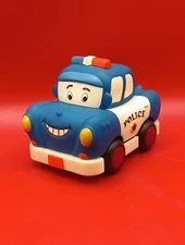 My B Toys Interactive Pull Back and Go Police Car 3.5” Smiley face