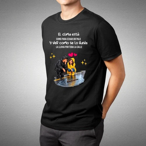 Funny T-Shirt gift Mexican 113 El Cima Esta Como Para Echar Palo Y Ver Rio Lleva - product listing photo