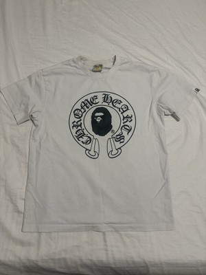 Bape x Chrome Hearts Men's T-Shirt White