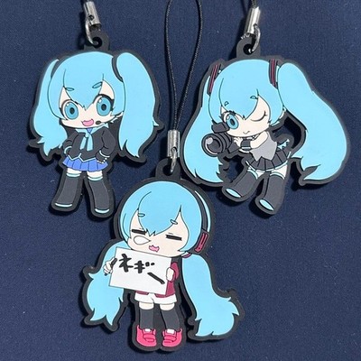 Hatsune Miku Authentic Limited Touch WOWOW 2014 Rubber Straps 3 Piece Set