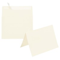50 StüCk Beige 5X7 UmschläGe, A7 UmschläGe Mit Gefalteten Karten