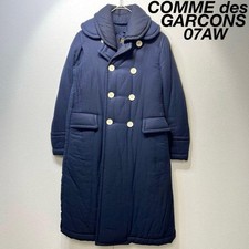 USED RARE 2007 COMME DES GARCONS ASYMMETRICAL DOCKING DOWN COAT GOOD
