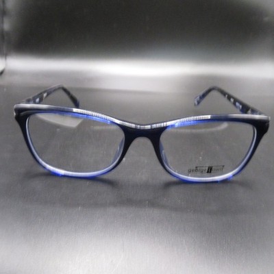 Georgetown EYE Q GTN777 Blue Full Rim Cat Eye Eyeglass Frames 52-17-140