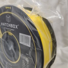 HATCHBOX ABS 1.75 mm 3D Printer Filament in Yellow, 1kg Spool
