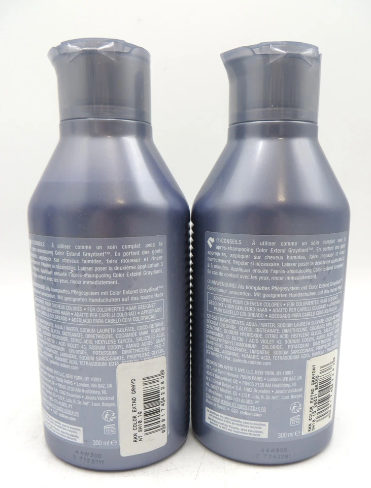 REDKEN COLOR EXTEND GRAYDIIANT SHAMPOO 10.1 OZ (Lot of 2) - Image 2 of 2