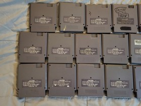 Nintendo NES Games Lot of 17 P.O.W. Top Gun, Golf, Jordan vs Bird x2