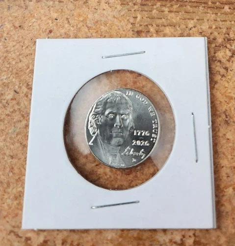 2026-D Jefferson Nickel — photo from another recent sale