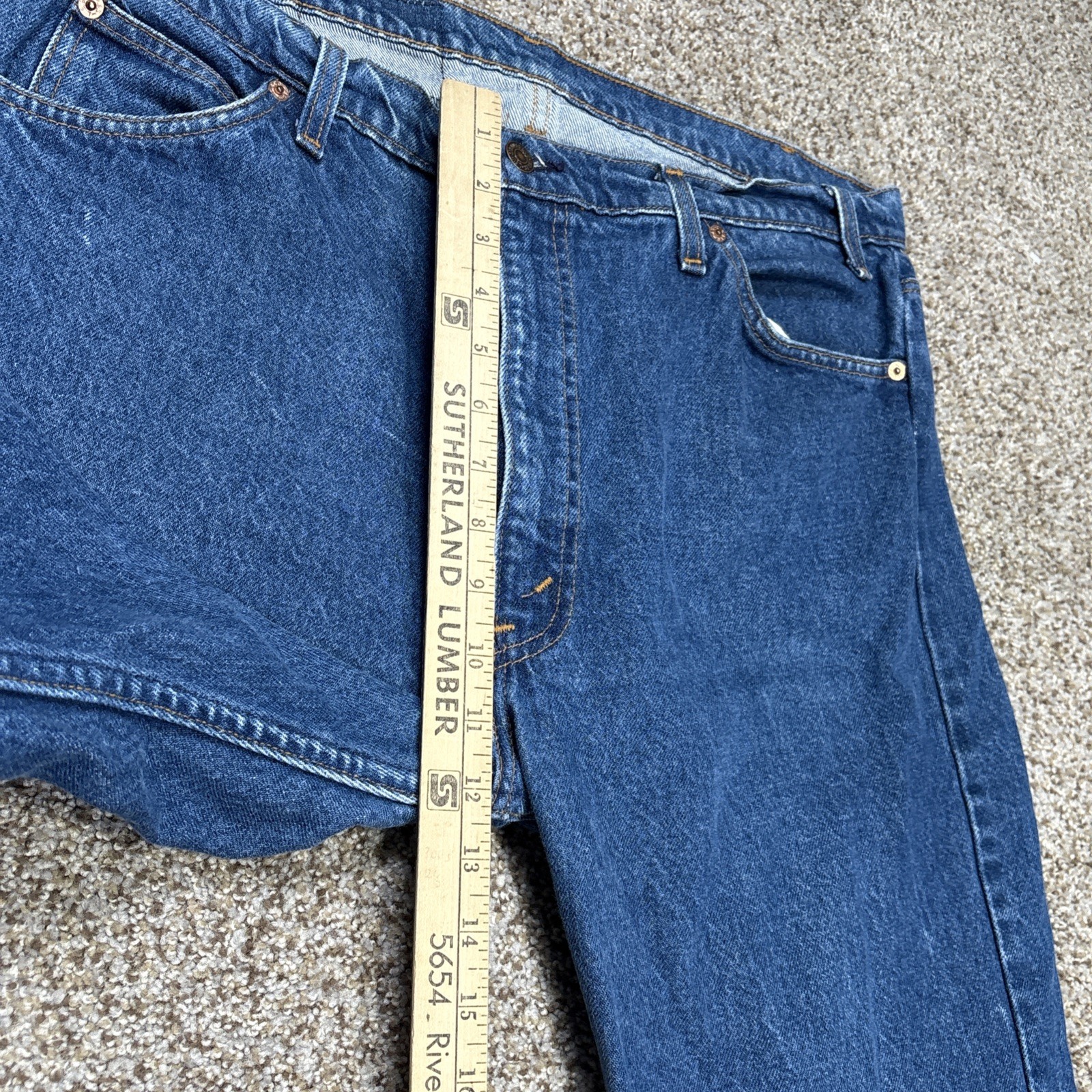 Vintage Levi's 505 Orange Tab Made in USA Jeans Mens 40x32 Measure 37x30.5 - View 7