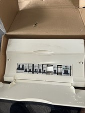 MK Sentry 10 Way Consumer Unit Surfaced Mounted Universal Split Load Dp Isolator