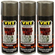 VHT Paint VHTSP189 (3-PACK); Wheel Paint 11oz Aerosol Graphite 250°F