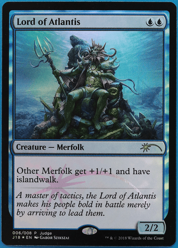 Lord of Atlantis (Judge Promo) FOIL NM MTG MAGIC CARD (495429) ABUGames - Picture 1 of 2