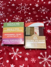 Pacha Soap Company Bundle of 2 Sets of 4 Assorted Christmas Soap Gift