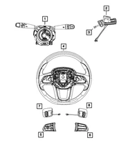 Genuine Mopar Steering Control Module 7DP24JXWAB