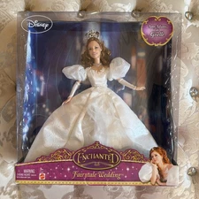 Enchanted Disney 2007 Giselle Amy Adams Fairytale Wedding Doll New In Box