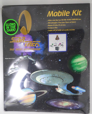 1995 * Star Trek: The Next Generation * Mobile Kit * DIY * Glows in the Dark OVP