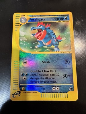 FERALIGATR 46/165 Reverse Holo Rare - Pokemon 2002 Expedition e