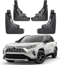 Mud Flaps Fit for Toyota RAV4 2019-2025, OEM Style No Drilling Mud Guards for