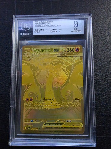 Mega Charizard X ex graded BGS 9 for sale on eBay