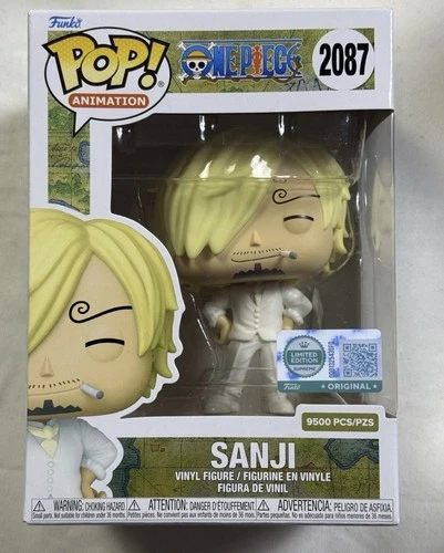 Funko Pop One Piece Sanji 2087 Gamestop Exclusive 9500 Pcs Limited