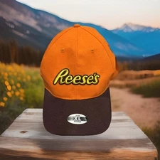 Reese’s Peanut Butter Cups Jerseys Chocolate World Baseball Cap Sz XL