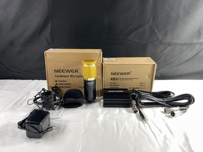 Neewer NW-800 Condenser Microphone Kit & NW-100 48V Phantom Power Supply