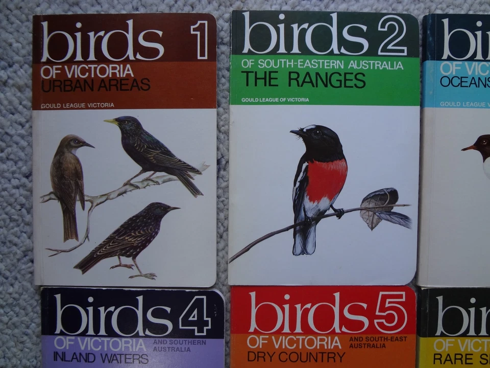 Birds of Victoria Gould League 6 x Small Books  Vintage 1970's - image 2 of 3