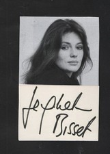 JACQYUELINE BISSET ACTOR AUTOGRAPHED CUT W/ PHOTO TOUGHER
