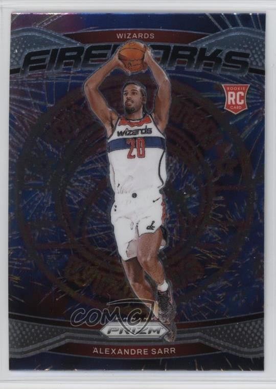 2024-25 Panini Prizm Fireworks Alexandre Sarr #21 1oa8
