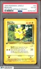 1999 Pokemon Jungle 1st Edition Stamp Dlst Promo #60 Pikachu PSA 4 VG-EX
