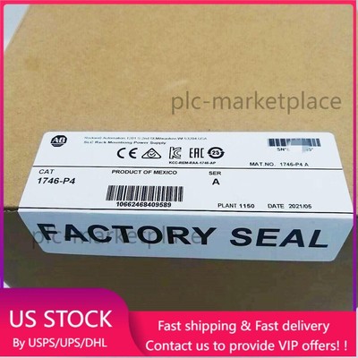 New Sealed Allen-Bradley 1746-P4 SER A SLC 500 Power Supply Module AB 1746-P4
