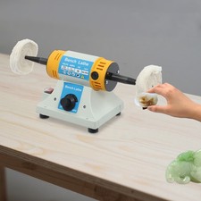 220v Doppelkopf Polierbock Poliermaschine Schleifmaschine Schleifbock Polierset