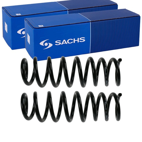 2X Sachs Fahrwerksfedern Hinten Passend FÜR Alfa Romeo 159 Links+Rechts-image