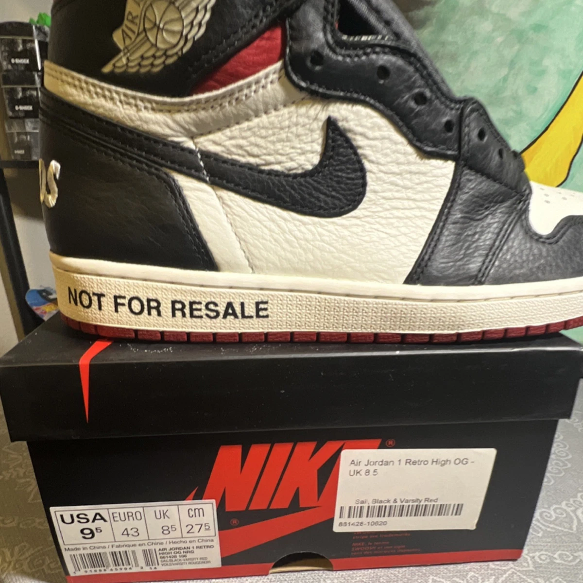 Jordan 1 Retro High OG NRG Not For Resale 2018 - 861428-106 | eBay