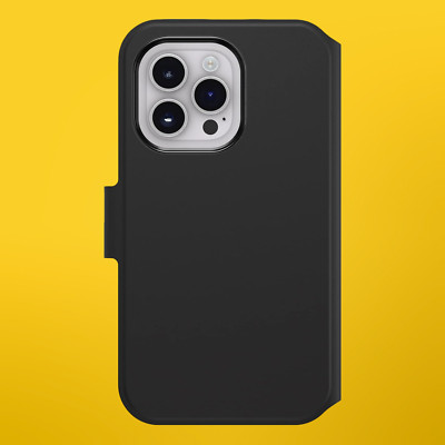 OtterBox Strada Via Wallet Folio Case für iPhone 14 Pro - Schwarz