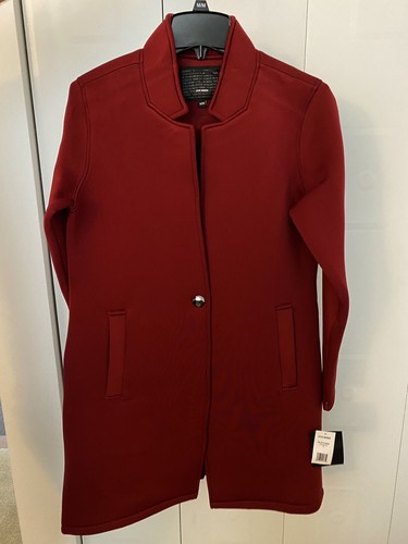 Kastanienbraun Steve Madden Damen Luftschicht Softshell modische Jacke Größe M (UVP 250 $) - Bild 4 von 9