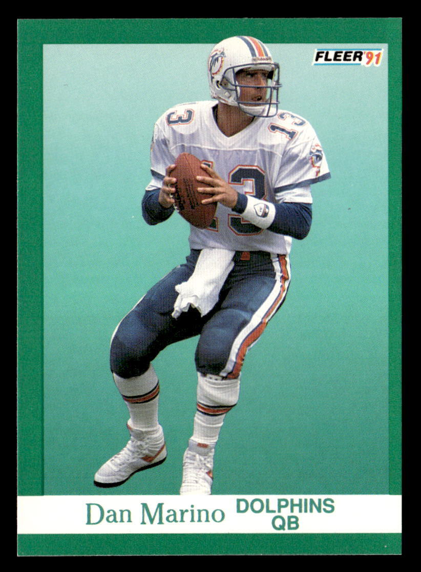 Dan Marino 1991 Fleer Card #124 Miami Dolphins | eBay