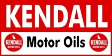Kendall Motor Oils Dealer Style NEW Sign: 24x48" XXL Size - USA Steel
