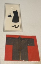 2 Greeting Cards Handmade Kimono Blank Card & Little Black Dress~ Special Day