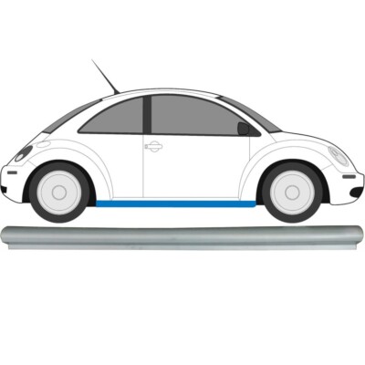 VOLKSWAGEN NEW BEETLE 1998-2005 SILL REPAIR PANEL ROCKER PANEL / RIGHT ...