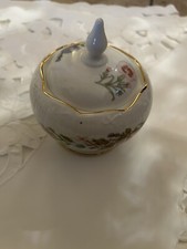 VINTAGE AYNSLEY Wild Tudor - Ginger Jar -  Fine English Bone China 