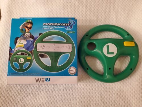 Mario Kart Luigi Mocowanie koła do Nintendo Wii U lub Wii od HORI Zielony w pudełku - Zdjęcie 1 z 2