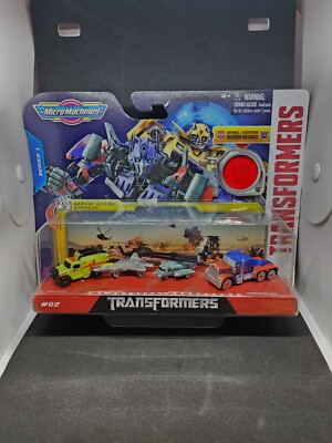 Pack De 2 Micro Machines Transformers Série 1 - Starscream Et Optimus Prime, édition Autobot/Decepticon Decoder