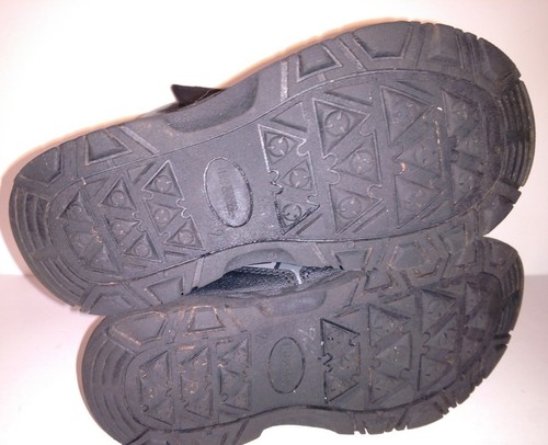 Rugged Outback Boots Snow Boys Girls Unisex Youth Size 2 Black Gray Grey Liner - Picture 6 of 9